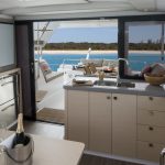 Lucia 40 catamaran interior